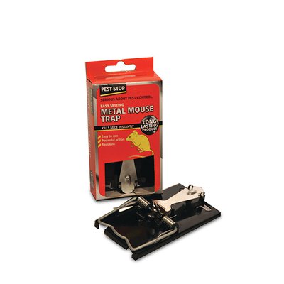 Pest Stop Easy Setting Metal Mouse Trap (Boxed)